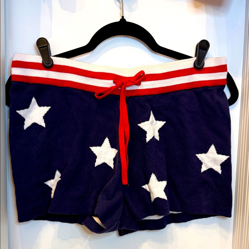 Beach Riot Women’s Navy Star July 4th lounge set sweatshirt and bottoms